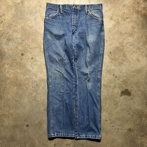Vintage 80s Rustler Blue Western Straight Cut Jeans 31x30